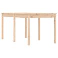 vidaXL Table de jardin 159,5x82,5x76 cm bois massif de pin 823976-1