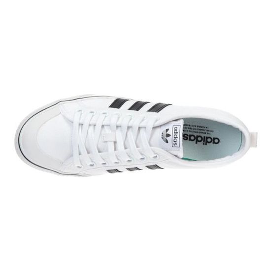 ADIDAS Baskets Nizza Homme Blanc Blanc Cdiscount Chaussures