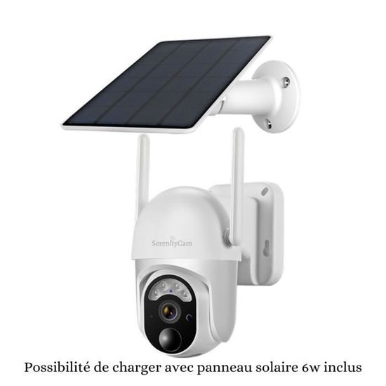 Caméra de surveillance intérieur 360° SerenityCam Wifi 2Mp / Animaux /