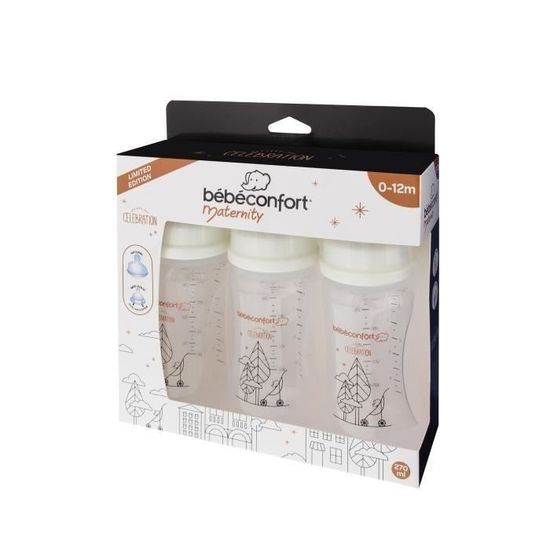 Bebe Confort Lot De 3 Biberons Maternity 270ml Edition Celebration Lot De 2 Cdiscount Puericulture Eveil Bebe