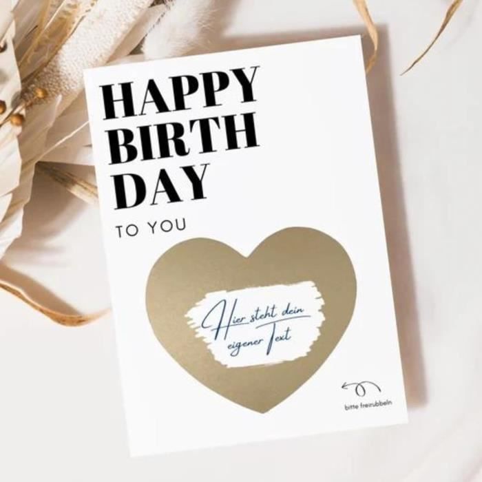 Carte À Gratter À Écrire Soi-Même - Annoncer La Grossesse - Cartes À