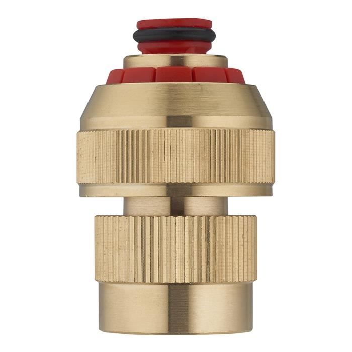 Adaptateur Régulateur Azote SAE Vers G1/4 - Laiton, Filetage Mâle SAE 1/4, Femelle G1/4 - Pour Pompe à Vide, équipement Azote