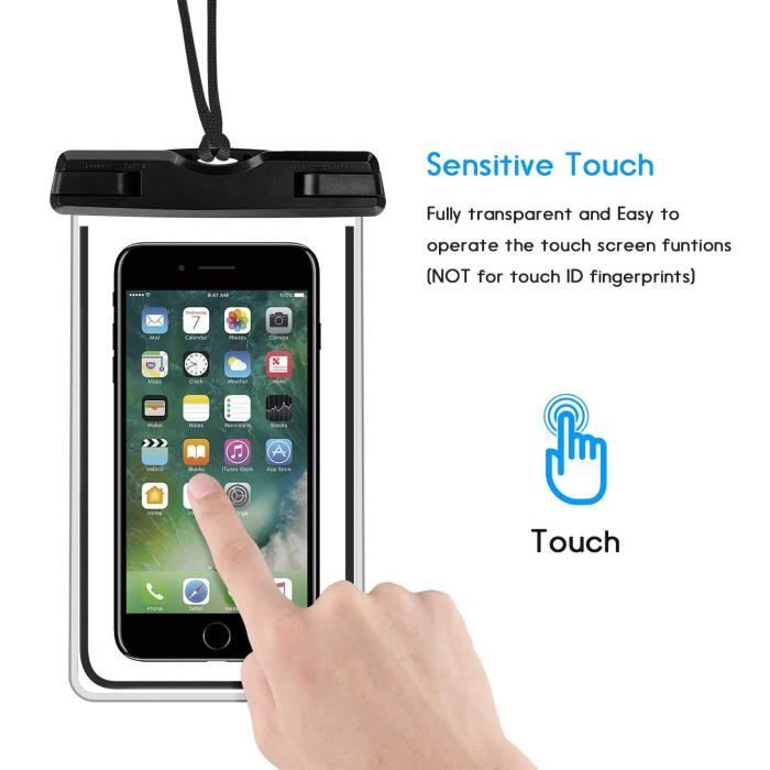 Juce® Pcs Pochettes Étanche Housse Coque iPhone Samsung