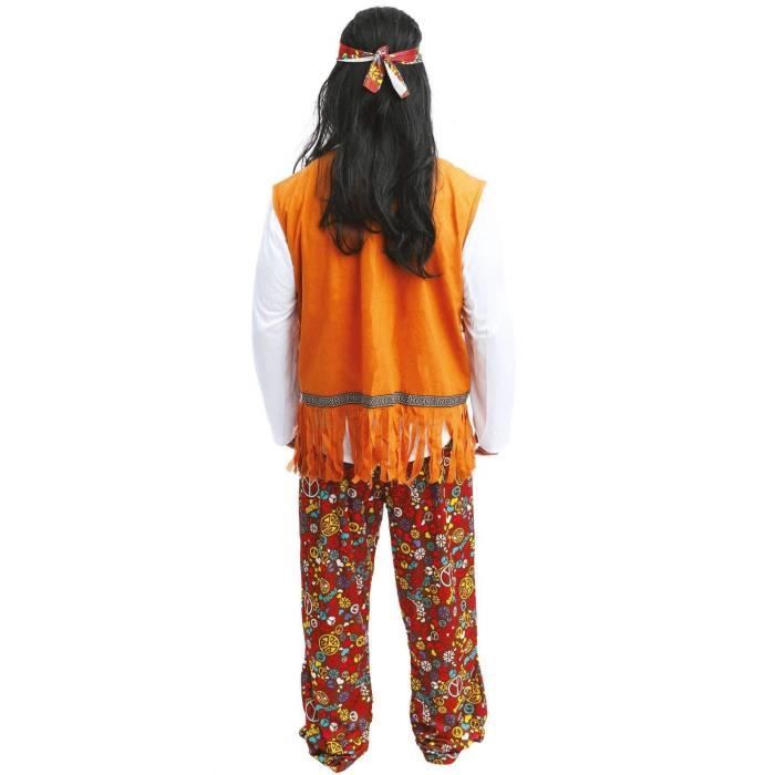 Costume Hippie Homme PTIT CLOWN Taille S M Multicolore Cdiscount Jeux Jouets