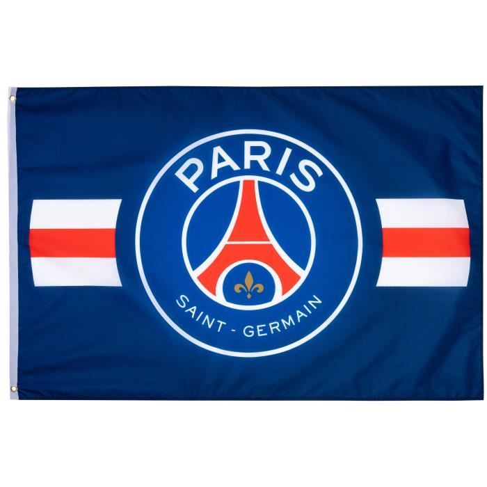 Drapeau Officiel PSG – 150 X 100 Cm, En Polyester (Paris Saint-Germain)