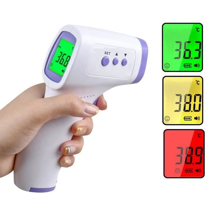 I® Thermomètre frontal infrarouge portable Thermomètre frontal Thermomètre  de mesure sans contact Thermomètre - Cdiscount Puériculture & Eveil bébé