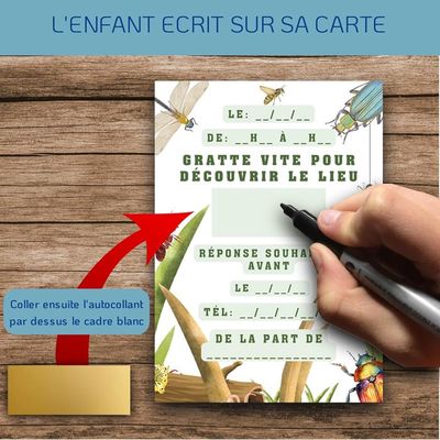 RXLITE KIT créatif Invitations Anniversaire à gratter thème INDIENS :10 Cartes Stickers Dorés Enveloppes Blanches - Beaux-Arts et Loisirs créatifs RXLITE KIT créatif Invitations Anniversaire à gratter thème INDIENS :10 Cartes Stickers Dorés Enveloppes Blanches - Beaux-Arts et Loisirs créatifs