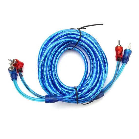 Kit Câblage Amplificateur Voiture HOVCEH 10GA 800W - Câbles RCA, Alimentation 4.5m, Caisson Basse