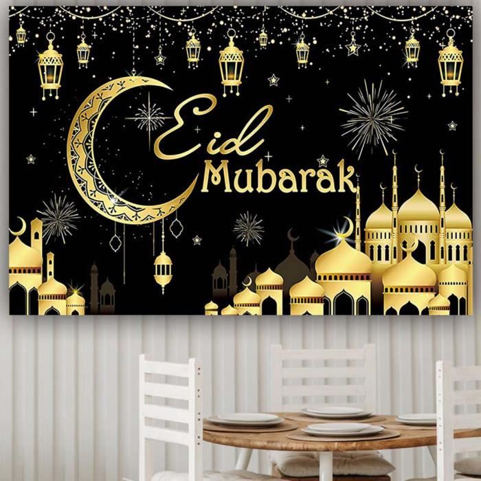 Housse de coussin Ramadan Mubarak Taie d'oreiller islamique Décor à la  maison Eid Mubarak Cadeau Ramadan Kareem pour les musulmans Matériel fait à  la main -  France