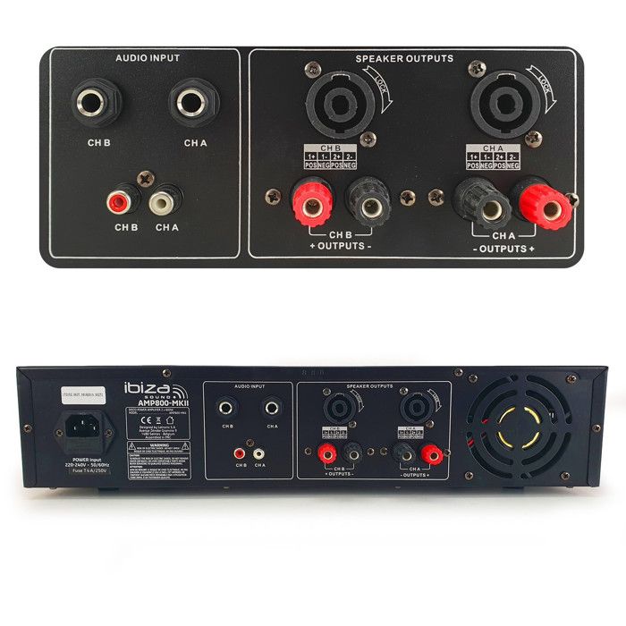 Kool sound Amplificateur Karaoké 2x50W + 2 micros sans Fil