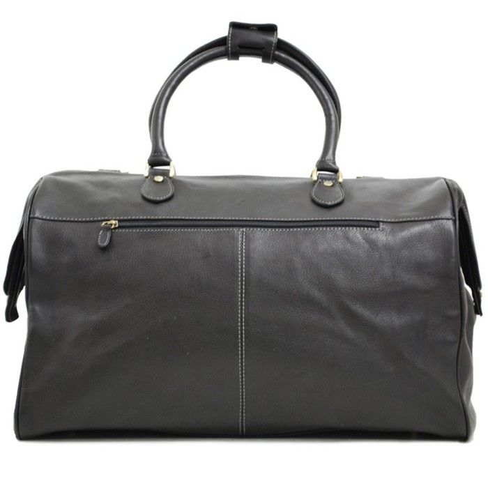 Grand Sac De Voyage En Cuir KATANA – Réf 69253, Noir, Neuf