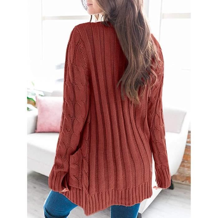 Cardigan Boléro Côtelé Pour Femme - Manches Longues, Ouvert Devant - 100% Coton - Coupe Courte Et Ajustée - Pour Tous Les Jours