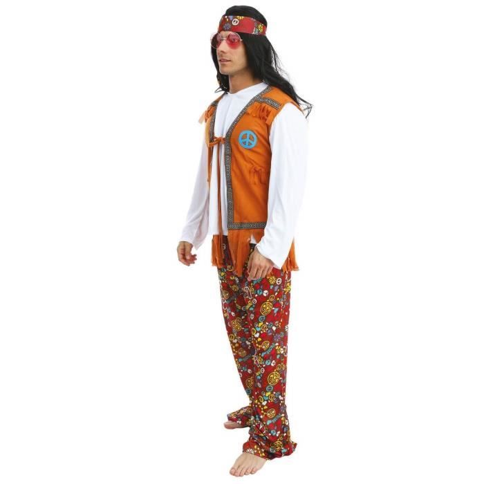 Acheter Déguisement hippie homme Taille XL - Juguetilandia