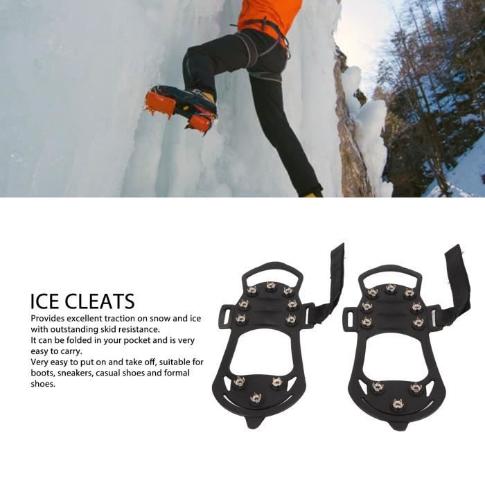 VGEBY 1 Paire Crampons anti verglas Chaussure Antidérapante taille L Simple  et utile - Cdiscount Sport