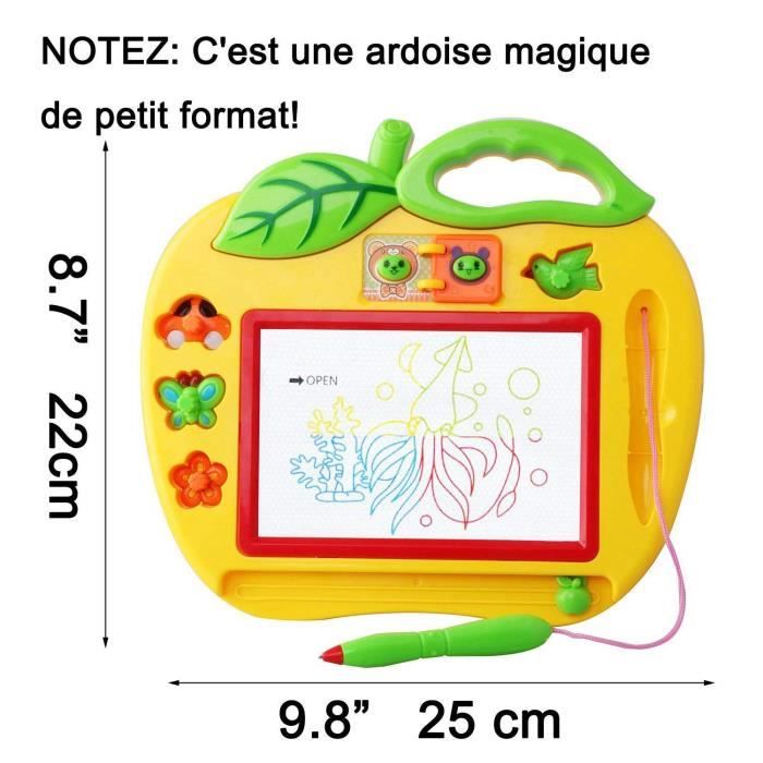 Ardoise Magique en bois Jeanne le chat