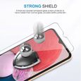 Coque pour Samsung Galaxy A05S, avec 2 Verre trempé, Souple Silicone Protection Antichoc Bumper Case TPU Cover,Pétales roses DY6-3