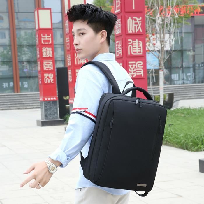 15.6 Pouces Sacoche PC Portable Sacs a Dos Magnigique Sac a Dos Ordinateur Grande Capacite Sac a Dos de Voyage et Chargement USB Noir Cdiscount Bagagerie Maroquinerie