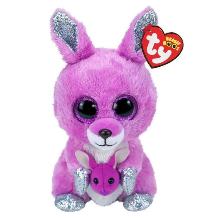 Lapin blanc 15 cm TY Peluche Beanie Boos Turbo la tortue