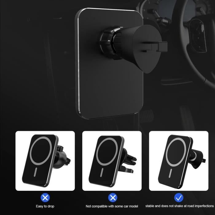 Chargeur Induction Voiture Magsafe,Compatible avec iPhone  13-13Pro-13Mini-13 Pro Max-12-12 Pro-12 Mini-12 Pro Max, Chargeur A75
