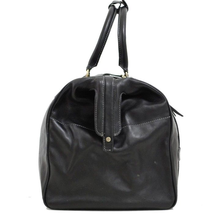 Grand Sac De Voyage En Cuir KATANA – Réf 69253, Noir, Neuf
