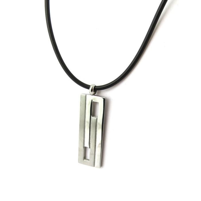 Les Trésors De Lily [N4006] Collier Homme Peaceful Acier Achat