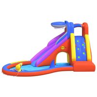Happy People Toboggan Gonflable Géant 650 X 186 Cm – Grande Glissade D'Eau Pour Enfants Et Famille En Été