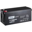 Accurat Traction T200 Carbon Batterie Décharge Lente 200Ah AGM au Plomb-0