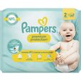 Couches Pampers Premium Protection Taille 2 x30 4kg - 8kg - Confort & Protection-0