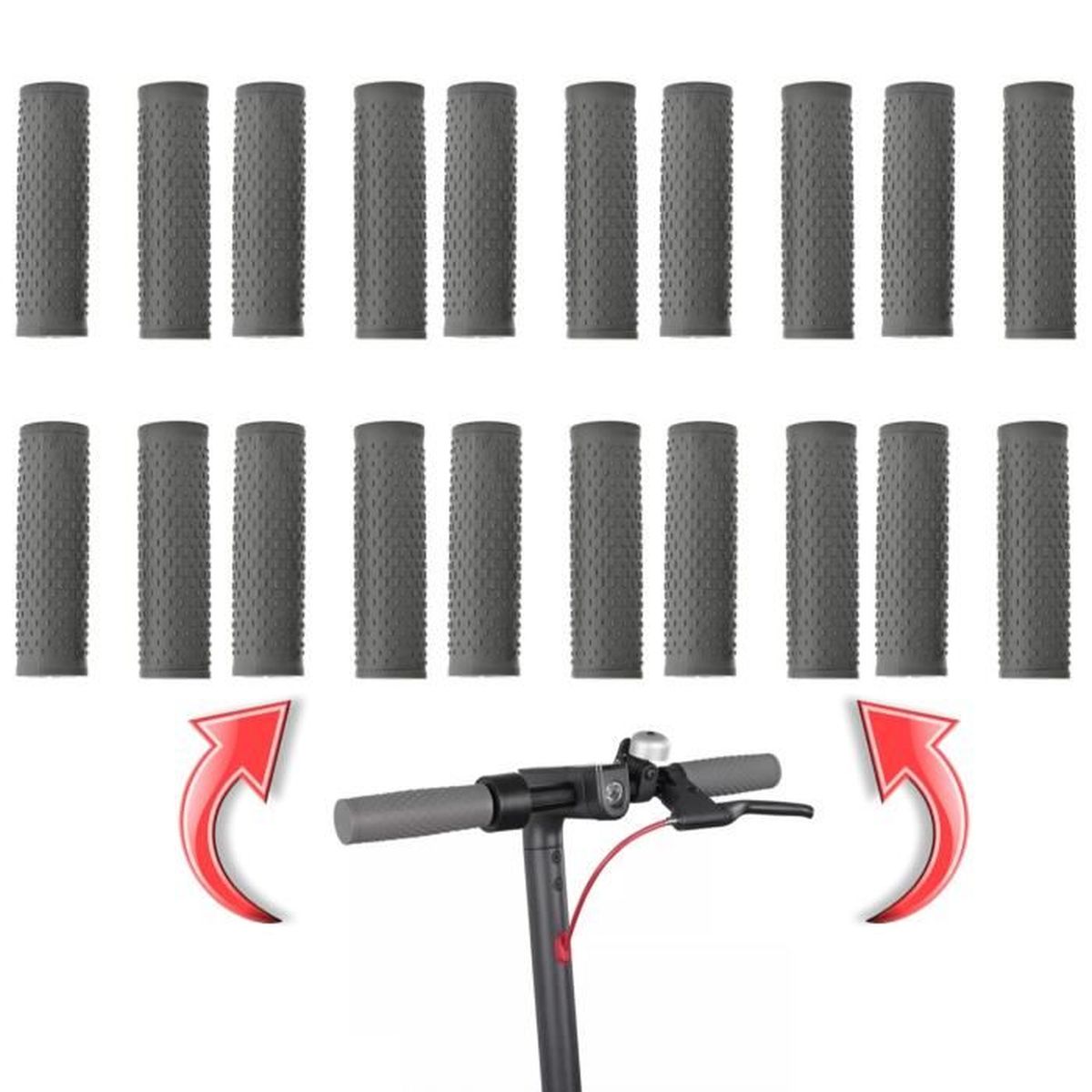 Lot de 10 poignées guidon xiaomi pour électrique xiaomi