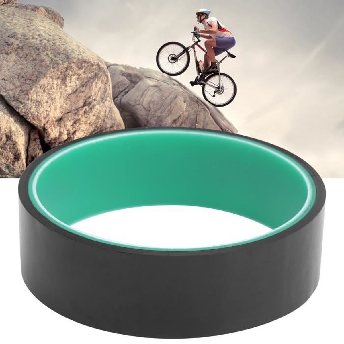 Ruban De Jante Tubeless Avec Valve Presta - Pour VTT, Vélo De Montagne, Neuf
