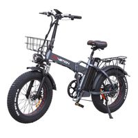 Vélo électrique pliable DRVETION AT20 - Moteur 750W - Batterie Samsung 20AH - Roues 20" - Gris