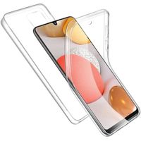 Coque pour Samsung Galaxy A42 Etui Transparent Silicone Gel TPU + PC Case Cover, Housse Ultra Fine 360 Degrés Full Body Prote508407