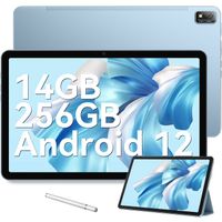 Blackview Tab 16 Tablette Tactile 11.0" 14 Go + 256 Go 7680mAh 13MP Android 12 Dual SIM 4G Tablette PC GPS - Bleu