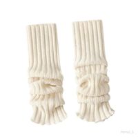Jambières tricotées - COLAXI - Leggings JK chauds - Blanc - Mixte - 44 cm