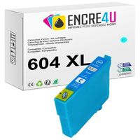 604XL ENCRE4U - Cartouche d'encre générique CYAN compatible avec EPSON 604 XL Ananas ( disponible aussi : Noir, Magenta ou Jaune )