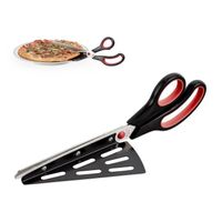 Ciseaux à pizza avec pelle - RELAXDAYS - 10044106-0 - Coupe pizza - Lames en acier inoxydable - Poignées ergonomiques