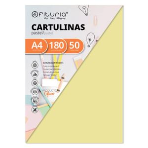 CARTON ONDULÉ Carton - carton ondule Ofituria - FAB-15456 - Pack 50 Cartulinas Color Crema Tamano A4 180g