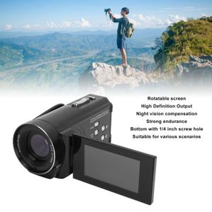 CAMÉSCOPE NUMÉRIQUE Caméra vidéo numérique 4K Caméscope Vidéo 4K, Camé
