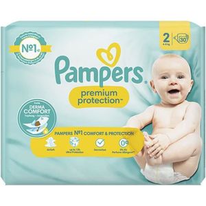 COUCHE Couches Pampers Premium Protection Taille 2 x30 4k