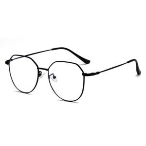 LUNETTES DE VUE Monture de Lunette de Vue - NOIR - Femme Homme - Métal Résine - Hauteur 49mm - Longueur 137mm