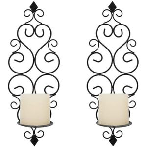 Noir Romantique Bougie Photophore Chandeliers Créatif Cadeau d/'anniversaire Décor à La Maison Koomiao Bougeoir Personnage en Fer forgé