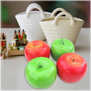 SODIAL Fausse pomme en mousse pour la decoration de maison R