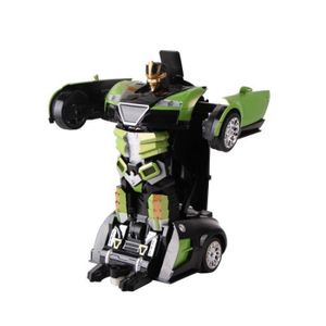 ROBOT - ANIMAL ANIMÉ Jouet Robot Voiture Turbo Vert - Transformers Resc