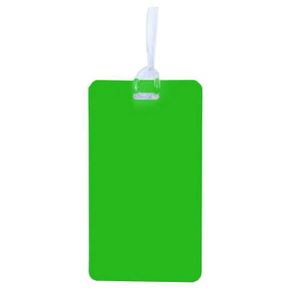 PORTE ADRESSE Ensemble de 3 accessoires Voyage Etiquettes de bagages-Porte-ID vert fluorescent