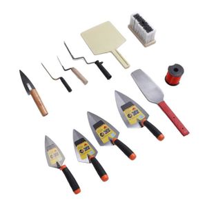 SACOCHE - SAC A DOS ETO- Set de couteaux à mastic - Multiples tailles - Outils à main de maçonnerie pour l'application de murs secs