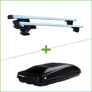 Barres de Toit VDPKING1 Compatible avec Volkswagen T-ROC Coffre de Toit JUEASY300 300 300 litres Noir /à partir de 18 5 Portes