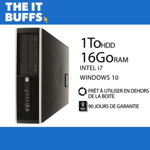 UNITÉ CENTRALE  HP 8200 I7 16Go RAM 1To HDD Windows 10 Ordinateur 