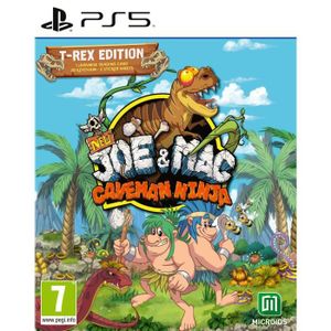 JEU PLAYSTATION 5 New Joe And Mac Caveman Ninja T-Rex Edition Jeu PS5
