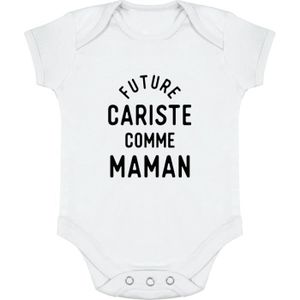 BODY body bébé | Cadeau imprimé en France | 100% coton | Future cariste comme maman