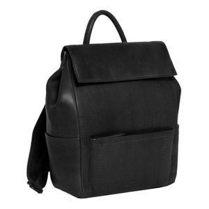 Sac à Dos Femme élégant En Cuir PU Imperméable - Taille Moyenne - Noir - Neuf Avec étiquettes